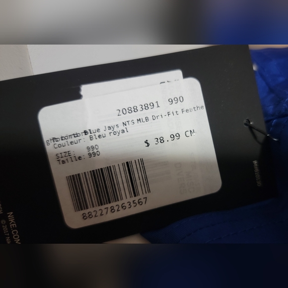 BNWT - Nike Toronto Blue Jays dri-fit Hat - Picture 2 of 8